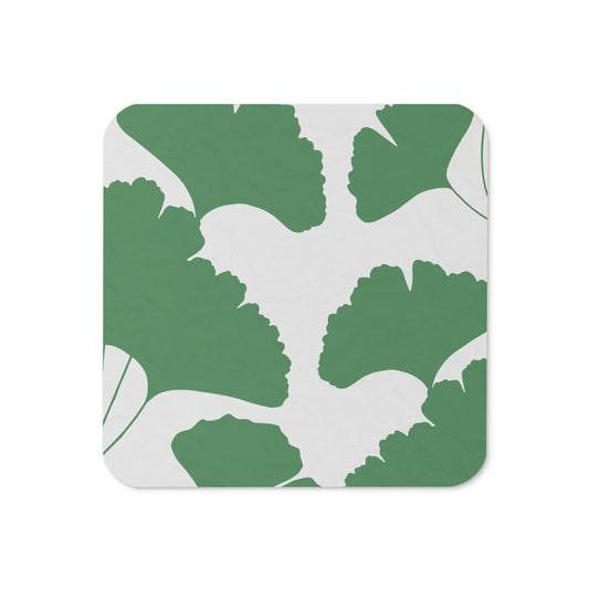 Ginkgo Cork-back coaster