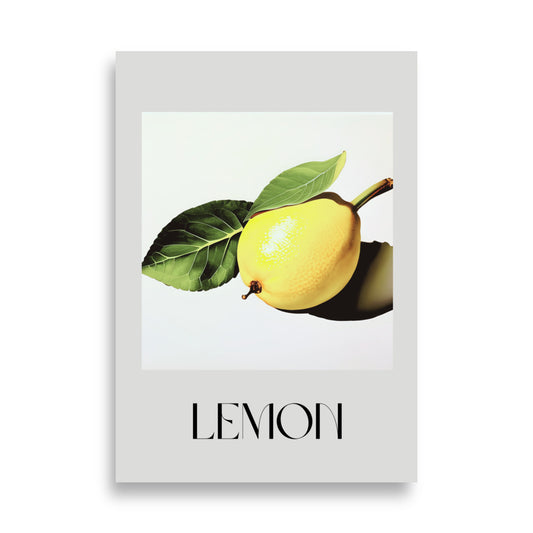 Lemon Poster